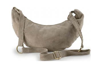 Manfield Schoudertas Bruin, Handtassen en Accessoires, Tassen | Damestassen, Verzenden, Gebruikt, Bruin