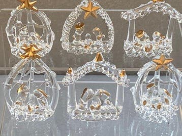 Sylvia de Carlini - Figuur - kribjes van glas (6) - Glas
