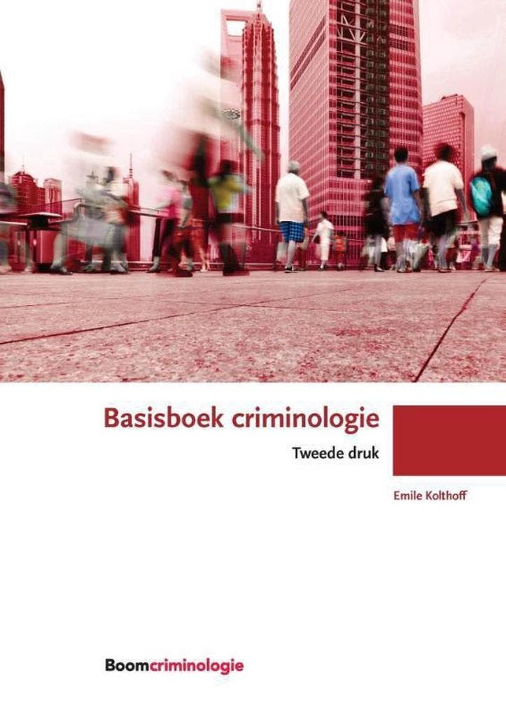 Basisboek criminologie / Boom studieboeken criminologie, Boeken, Politiek en Maatschappij, Gelezen, Verzenden
