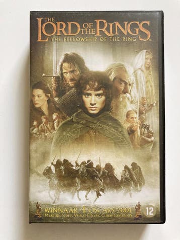 THE LORD OF THE RINGS THE FELLOWSHIP OF THE RING (VHS), Gebruikt