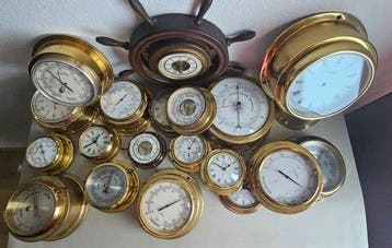 Maritieme objecten (20) - Koper, Plastic- Bootmeters