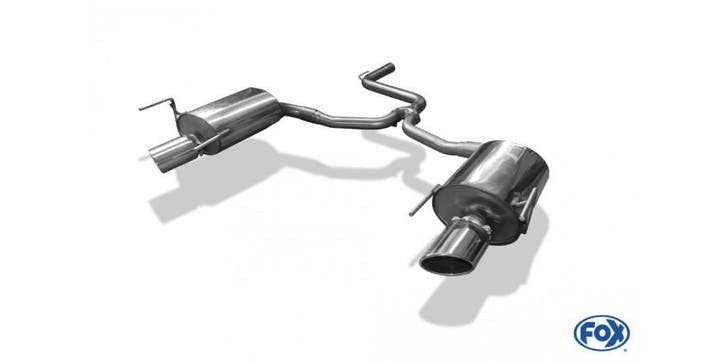 FOX Alfa Romeo 159/ Alfa Romeo 159 Sportwagon einddemper rec, Auto-onderdelen, Uitlaatsystemen, Nieuw, Verzenden