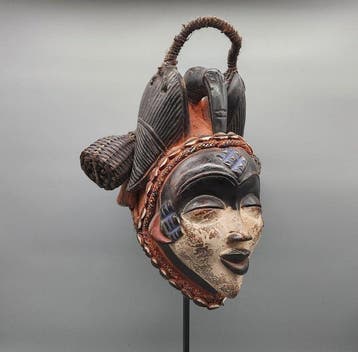 Prachtig masker - Punu - Punu - Gabon (Zonder minimumprijs), Antiek en Kunst