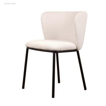(6x) Design eetkamerstoel wit mandy-white, Nieuw