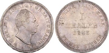 Taler, daalder 1835 A Braunschweig Calenberg Hannover: Wi..., Postzegels en Munten, Verzenden, België