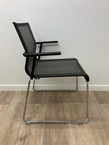 ICF - Fauteuil (6) - bâton - Textile, Acier, Plastique