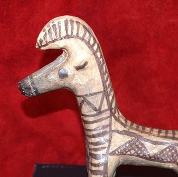 Boetserij BERBERE Ideqqi Zoomorische Zebra in terracotta, 18