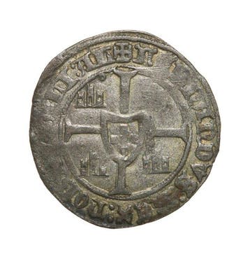 Portugal. D. Fernando I (1367-1383). Barbuda (20 Soldos) - L