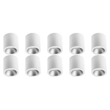 Opbouwspot 10 Pack Pragmi Cliron Pro met GU10 fitting - Stij, Verzenden, Nieuw
