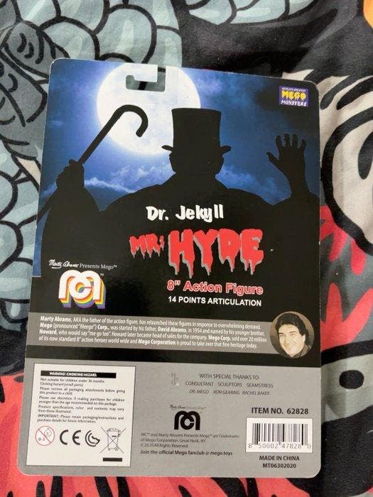 Mego - Speelgoed Mr. Hyde 8-Inch Vintage Action Figure -, Antiek en Kunst, Antiek | Overige Antiek