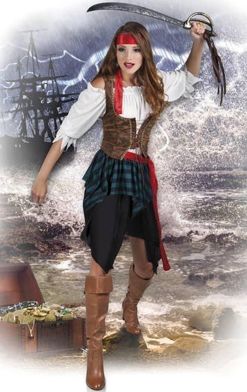 Piratenpak Dames, Verzenden, Nieuw