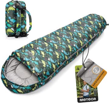 Sac couchage enfant 155cm Dino - Retour client -32%, Verzenden, Nieuw