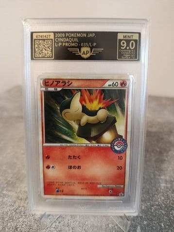 Pokémon - 1 Graded card - Cyndaquil 035/L-P Promo card - AP, Nieuw