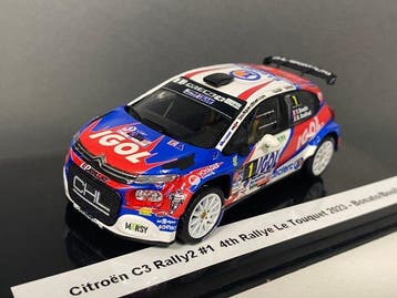1:43 - Model raceauto - Citroën C3 Rally2 #1 Team CHL Sport