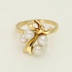 Ring - 18 karaat Geel goud - Parel, Nieuw