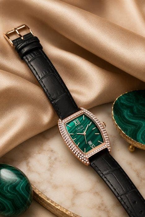 AKOR - Emerald Chic - Dames - 2026, Handtassen en Accessoires, Horloges | Heren