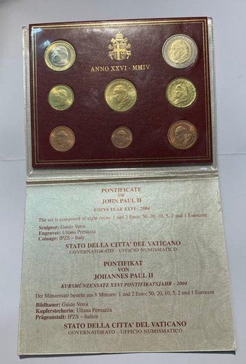 Vaticaan. Year Set (BU) 2004 (Zonder minimumprijs)