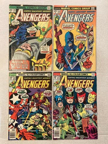Avengers (1963) 8 comics in Range # 140 to 199. Bronze Age, Boeken, Nieuw