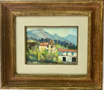 Aldo Augusto Baccinetti (1903-1990) - Case rurali storiche a, Antiek en Kunst