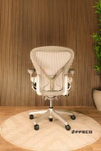 Herman Miller Aeron Titanium (Witte Bureaustoel), Maison & Meubles, Chaises de bureau, Verzenden, Bureaustoel