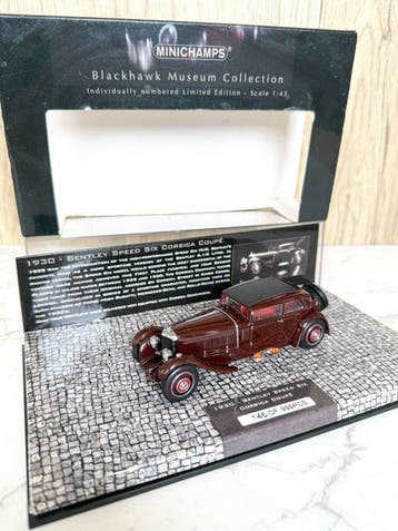 Minichamps 1:43 - Modelauto - Rare Bentley Speed Six Corsica, Nieuw