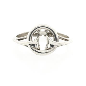 Zilveren robuuste fantasie/slavenarmband; Maat M, Ophalen of Verzenden, Gebruikt, Zilver, Zilver