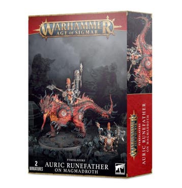 Fyreslayers Auric Runefather on Magmadroth (Warhammer Age of, Ophalen of Verzenden, Nieuw