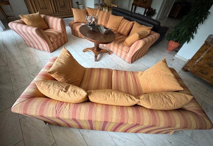 Zitgroep (4) - Polyester, Antiek en Kunst, Curiosa en Brocante