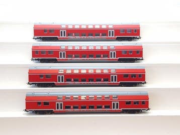 Piko H0 - Wagon de passagers pour trains miniatures (4) - 4x, Hobby & Loisirs créatifs