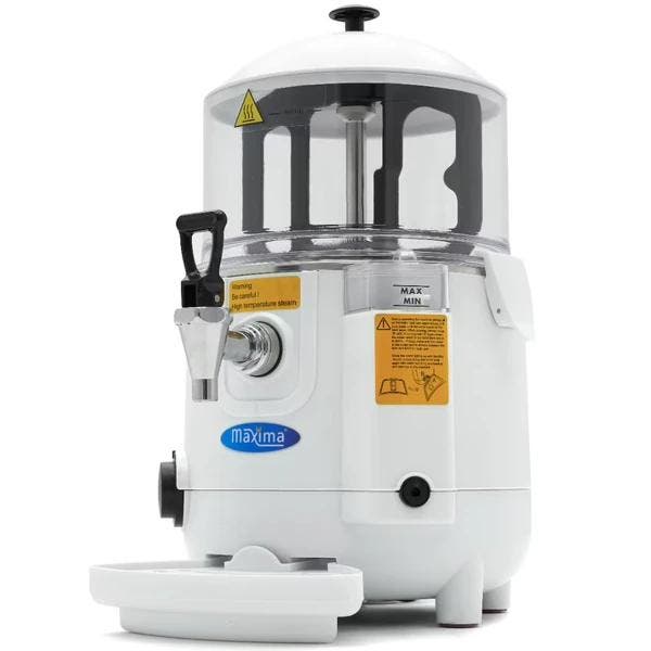 Chocolademelkdispenser | Wit | 5L | 0°C/90°C | 1kW (230V) |, Articles professionnels, Horeca | Équipement de cuisine, Envoi