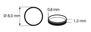 fleischmann 648009 Traction tyre 1 (pcs/stuks/Stück) H0., Overige merken, Gelijkstroom, Verzenden, Overige typen