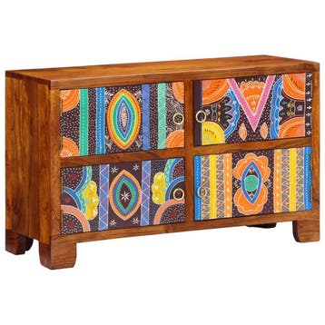 vidaXL Schoenenkast 90 x 35 x 55 cm Massief Acacia Hout, Verzenden
