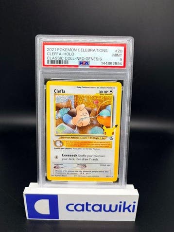 Pokémon - 1 Graded card - Cleffa Holo 20/111 PSA 9 - Sword &, Nieuw