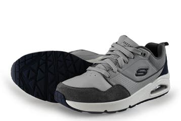 Skechers Sneakers in maat 43 Grijs, Overige kleuren, Verzenden, Zo goed als nieuw, Skechers