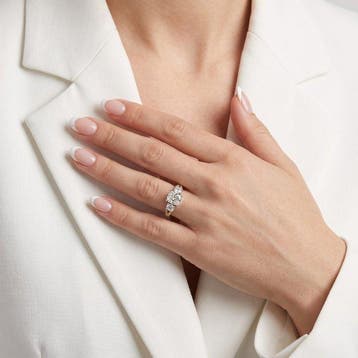 Zonder minimumprijs - Ring - 18 karaat Geel goud, Witgoud -, Nieuw