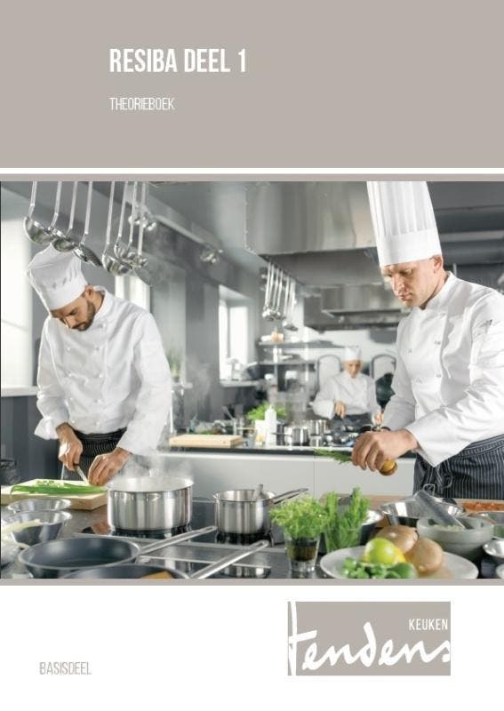 Resiba / deel 1 en 2 / Theorieboek / Tendens keuken, Livres, Livres scolaires, Envoi