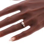 Ring - 18 karaat Geel goud Diamant (Natuurlijk) - Parel -, Nieuw