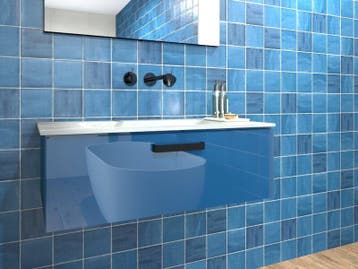 Wandtegel Ragno Sense Jeans Handvorm Blauw Mat 13x13, Doe-het-zelf en Bouw, Keramiek, Nieuw, Minder dan 20 cm, 10 m² of meer