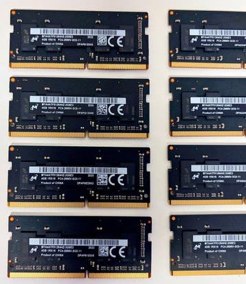 Micron RAM DDR4 PC4-2666V So-Dimm 32 GB (8 x 4GB) - Computer, Nieuw