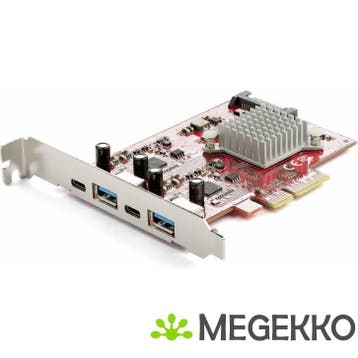StarTech.com PEXUSB312A2C2V interfacekaart/-adapter Intern, Informatique & Logiciels, Verzenden