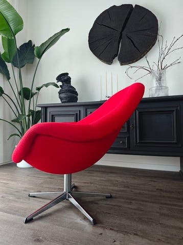 Lounge stoel - Textiel, Plastic, Staal - in de stijl van, Antiek en Kunst