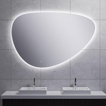LED Spiegel 140cm |20W| Instelb. 2800–6400K | Dimbaar | Verw, Huis en Inrichting, Woonaccessoires | Spiegels, Verzenden, Nieuw