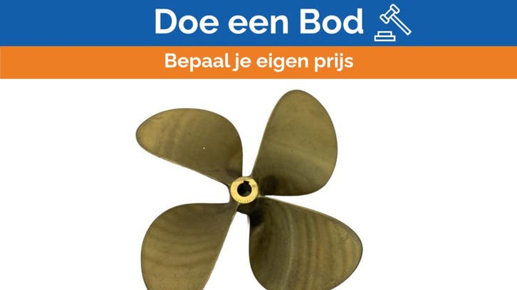 Bieden: Vetus P4E-18 X 21 R Propeller 4-Blade Brass Right H, Sports nautiques & Bateaux, Accessoires navigation, Enlèvement ou Envoi