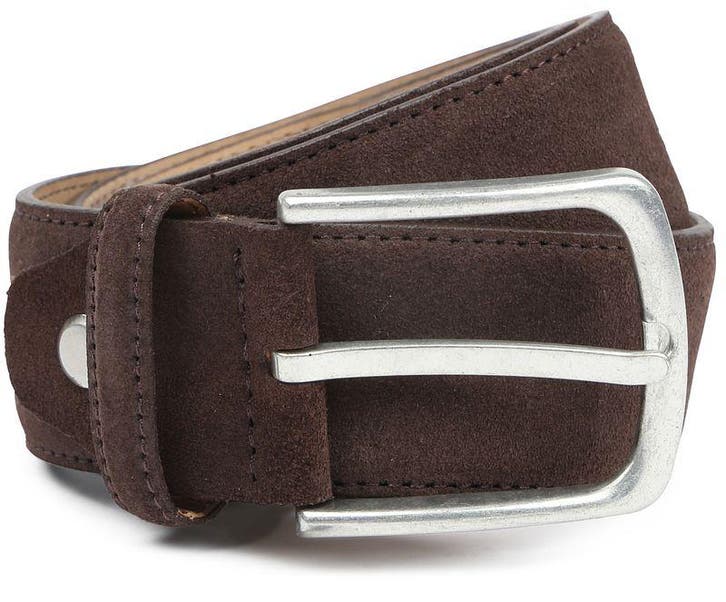 Suitable Riem Suède Leer Bruin maat 85 Heren, Kleding | Heren, Riemen en Ceintuurs, Echt leder, Bruin, Nieuw, Riem of Ceintuur