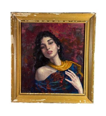 École italienne (XX) - Ritratto di donna