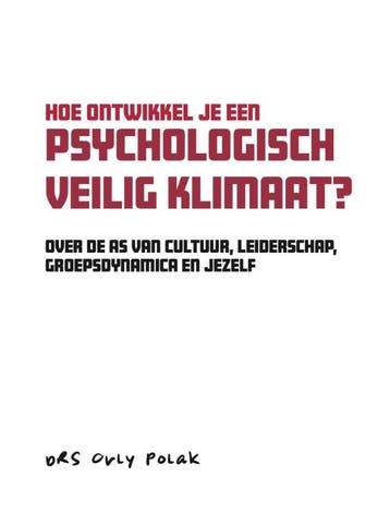 Hoe ontwikkel je een psychologisch veilig klimaat? / Hoe, Verzenden, Zo goed als nieuw, Orly Polak