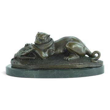 Antoine-Louis Barye (1796–1875) - after - sculptuur, Tiger