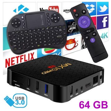 MX10 Pro 6K TV Box Mediaspeler Android 9.0 Kodi - 4GB RAM -, Verzenden, Nieuw