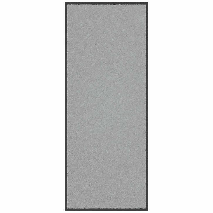 vidaXL Deurmat 60x150 cm grijs, Jardin & Terrasse, Paillassons, Envoi