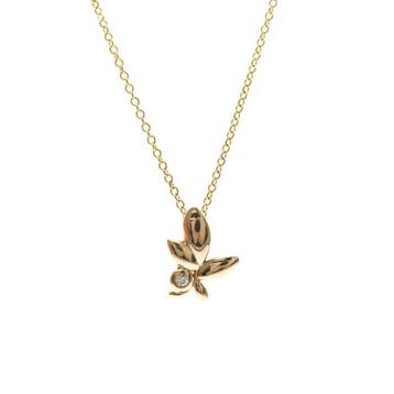 Tiffany & Co. - Ketting met hanger roze goud